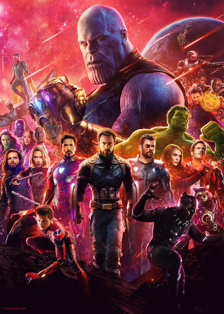 Avengers Infinity War Movie Poster by tyler-wetta on 