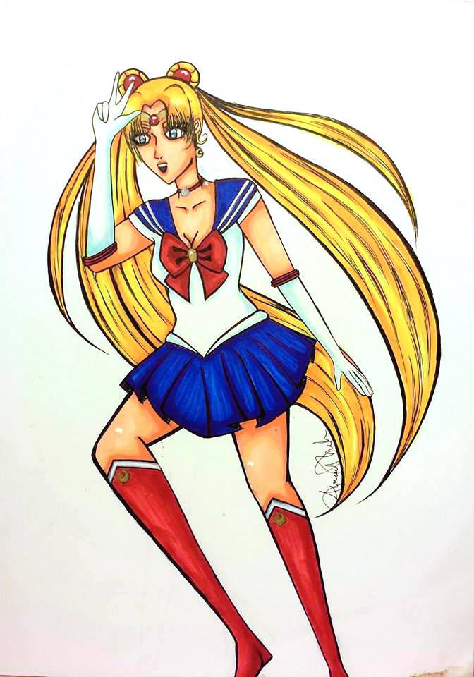 . Sailor Moon . by blueandpurple-rock