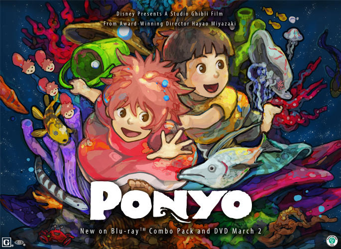 Ponyo and Sosuke by buraisuko