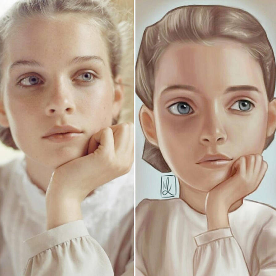 Photo vs Drawing by whitearua on DeviantArt