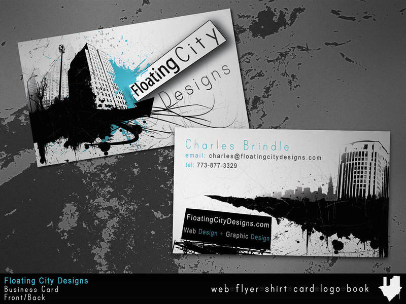 Floating City Business Card by truefreestyle