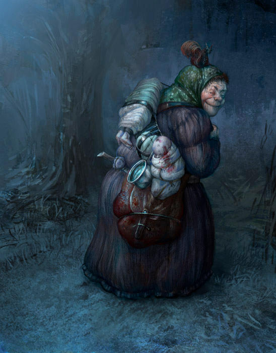 Scary Tales: Baba Yaga by karola-j