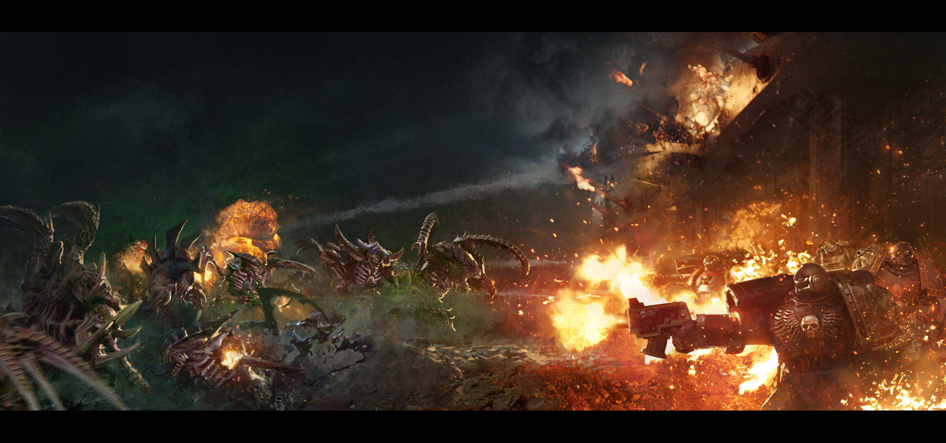 Shield of Baal: Tyranids vs Flesh Tearers by agnidevi