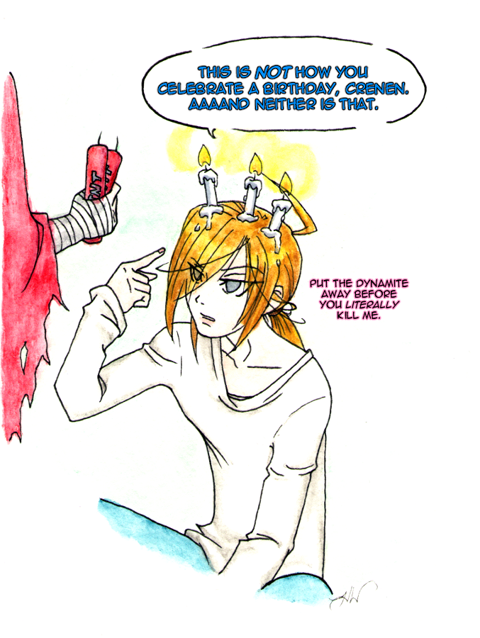 Birthday Candles - LGTP? by MikoKa