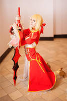 Fate Extra - Saber by AmiKaSwallow