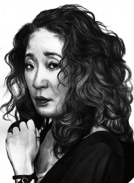 Sandra Oh by paradokusu