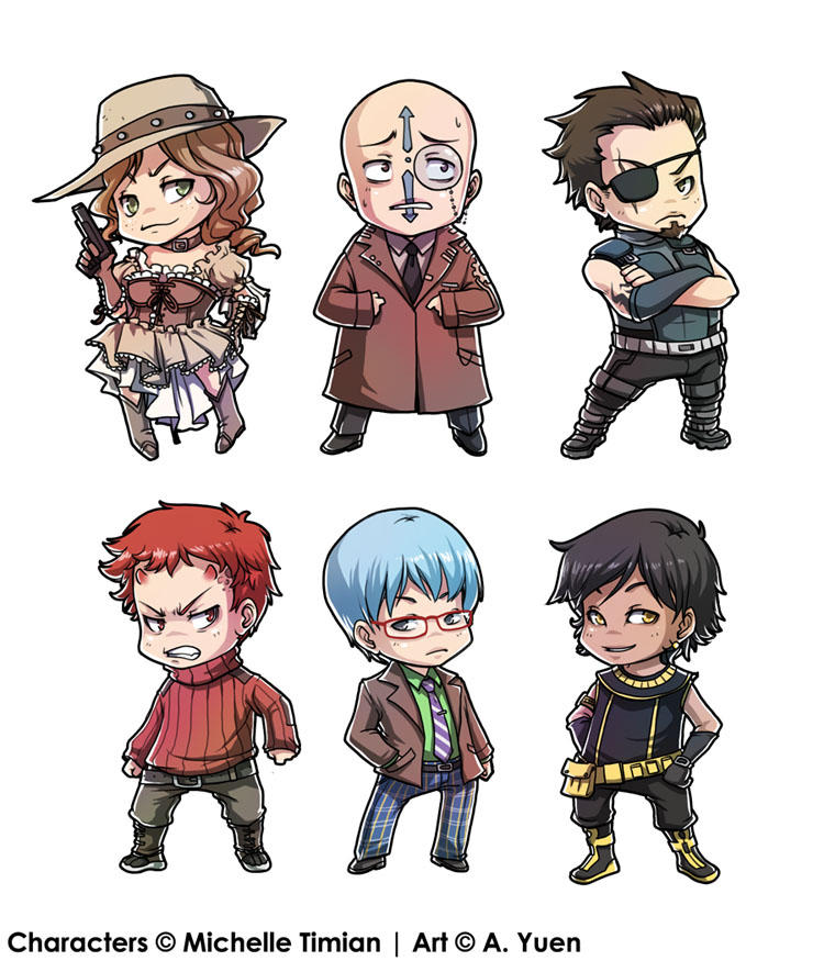 Snitter's ELEVATOR Chibis II by weem