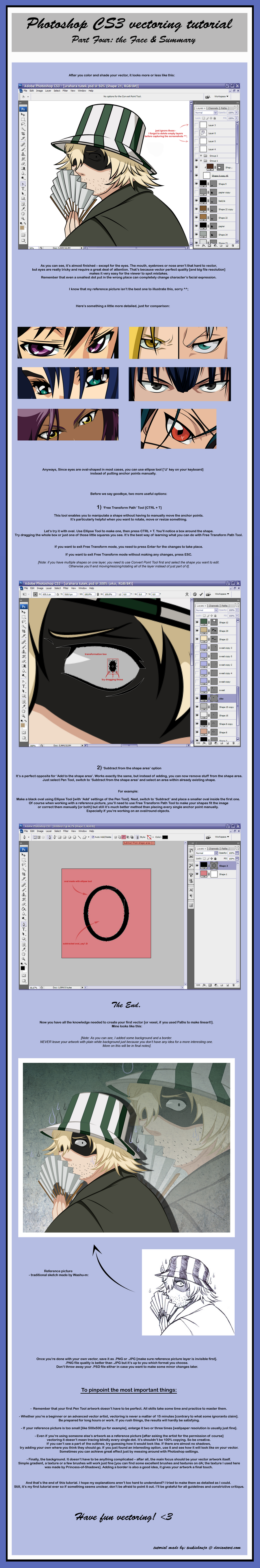 Vector Tutorial - Eyes and... by tsukishoujo