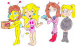 Staff Meeting Jam: 4 Girls by ricol-wildcat