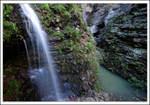 Arkansas Waterfall by Rhavethstine