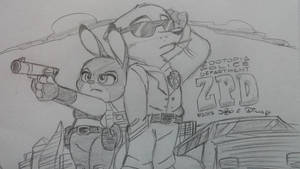Zootopia Police Department in Action by joaoppereiraus
