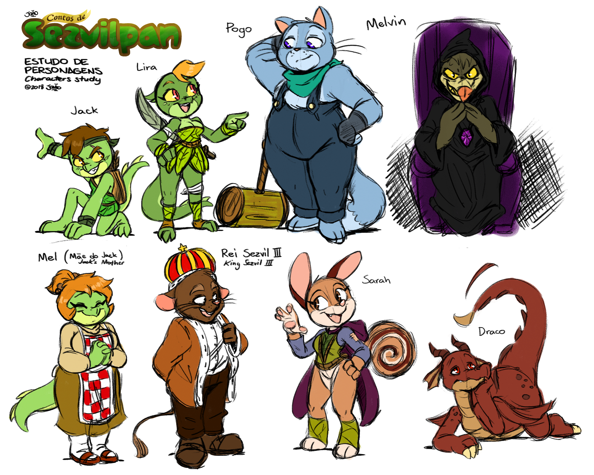 Tales of Sezvilpan - Character Study/Design by joaoppereiraus on DeviantArt