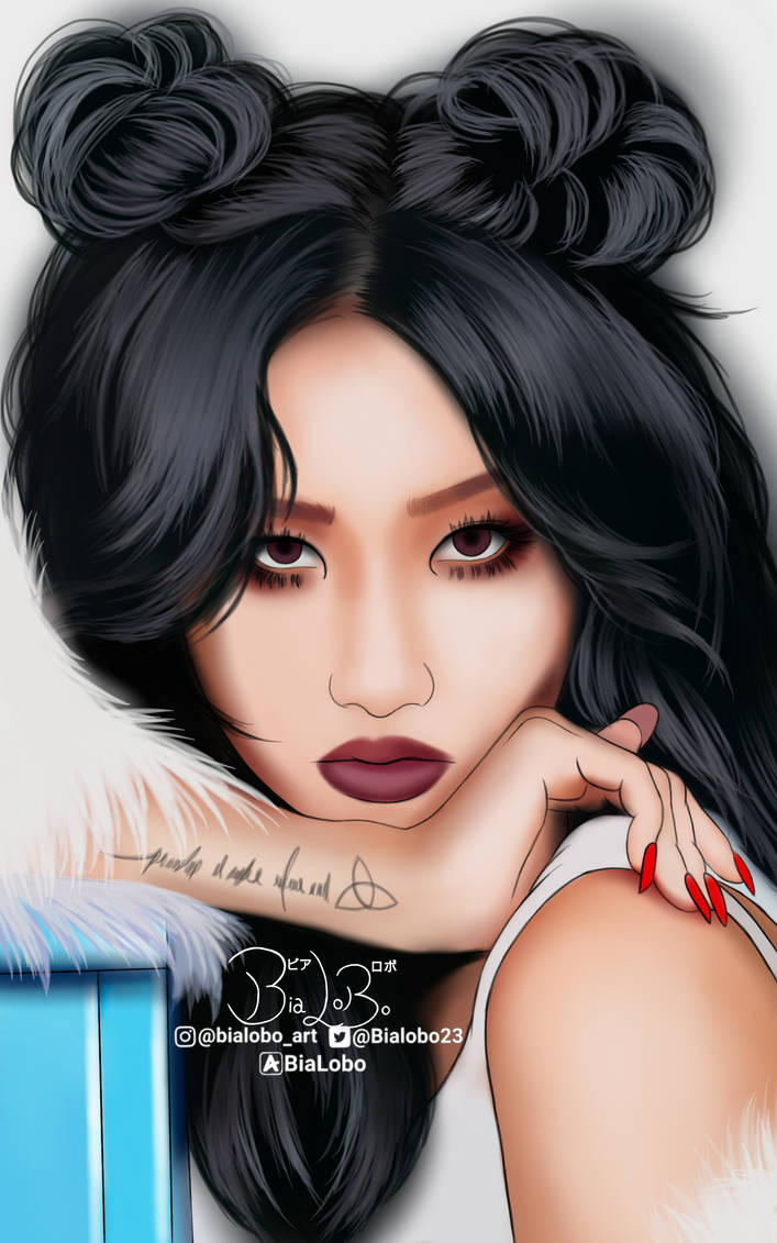Hwasa Mamamoo Fanart Bybialobo By Bialobo On Deviantart