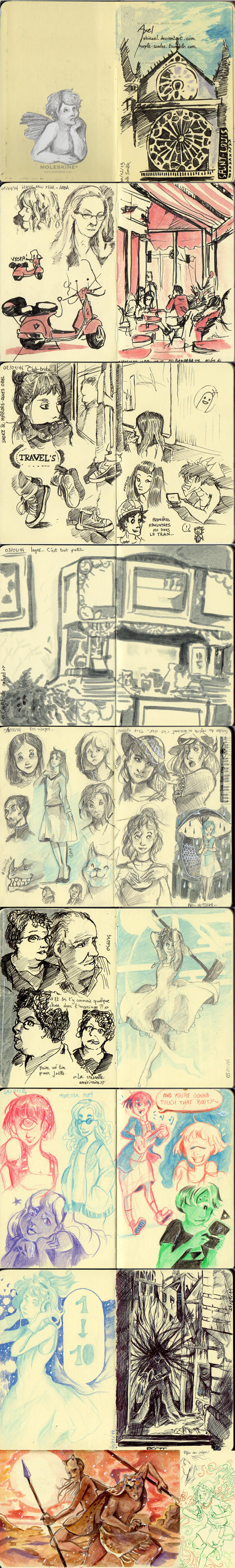 Sketchbook stuff #1 by LohiAxel