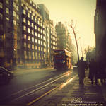 London early in the morning by phoenixgraphixstudio