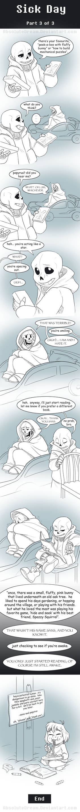 UT Comic: Sick Day Part3 by AbsoluteDream