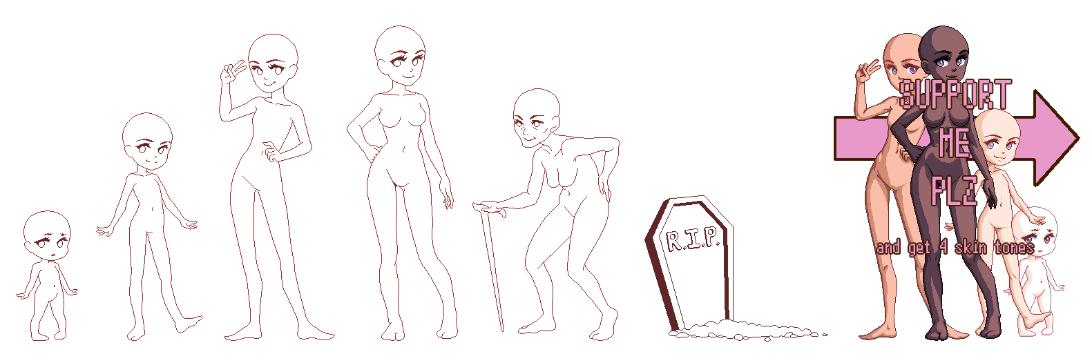 Featured image of post Body Female Ych Base