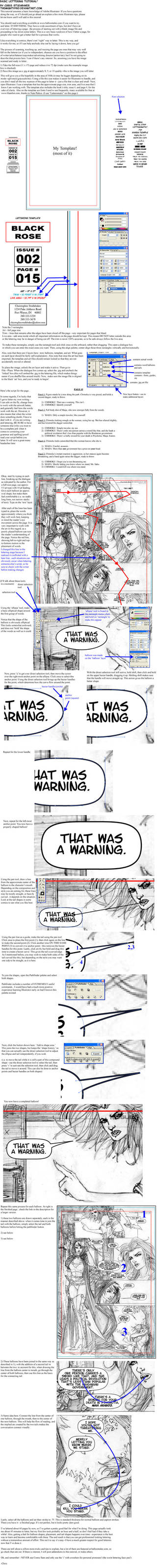 Comics Lettering Tutorial by themightyfro
