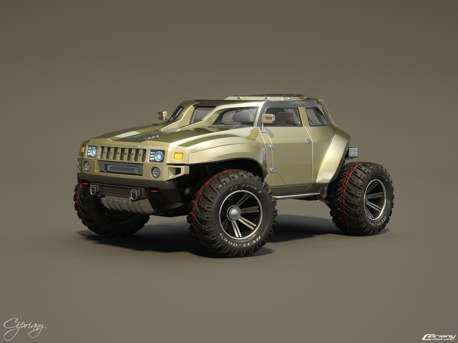 Hummer HB concept 12 by cipriany