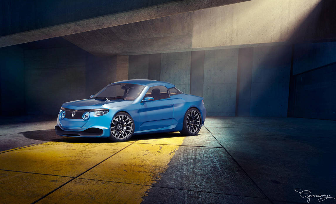 Renault 8 Gordini - concept V2 - 2 by cipriany