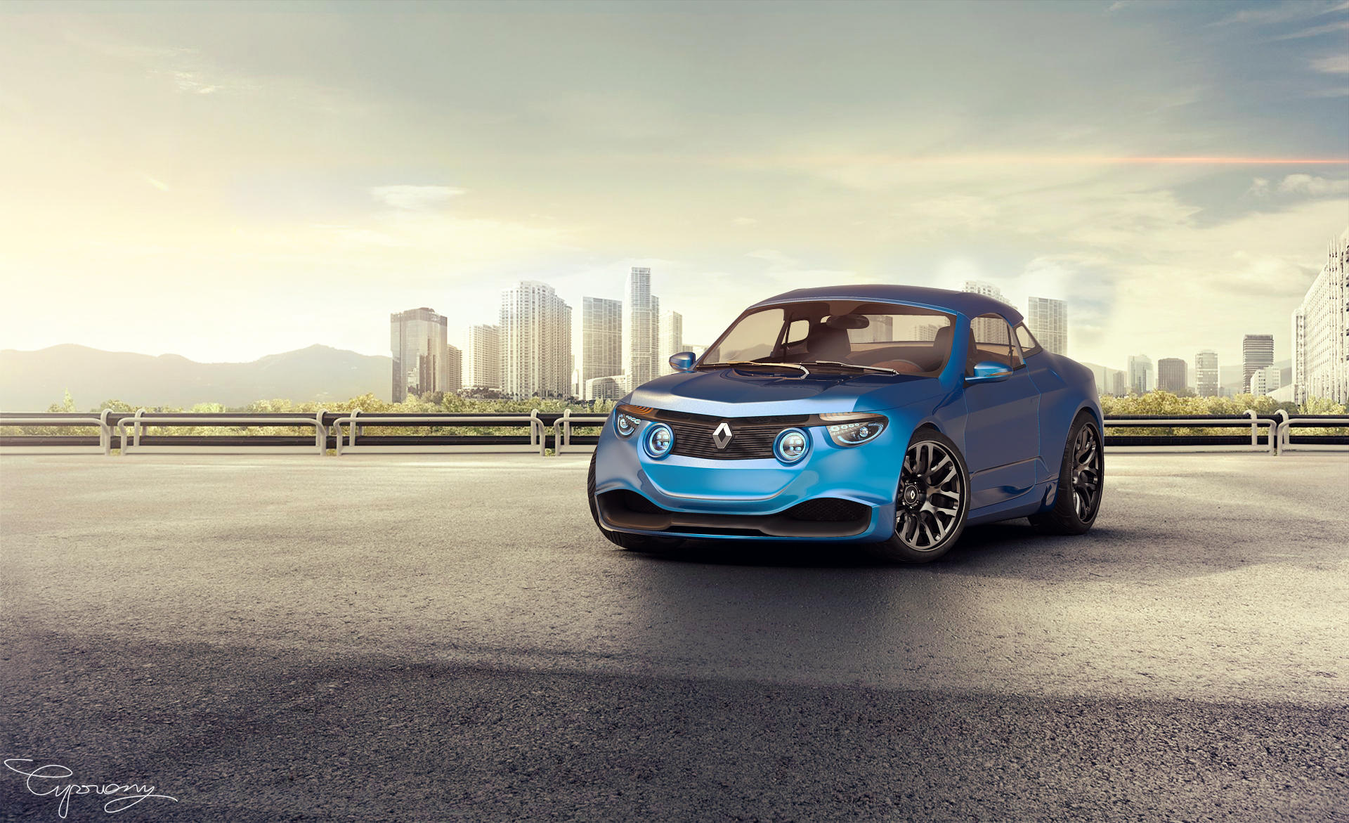 Renault 8 Gordini - concept V2 - 5 by cipriany