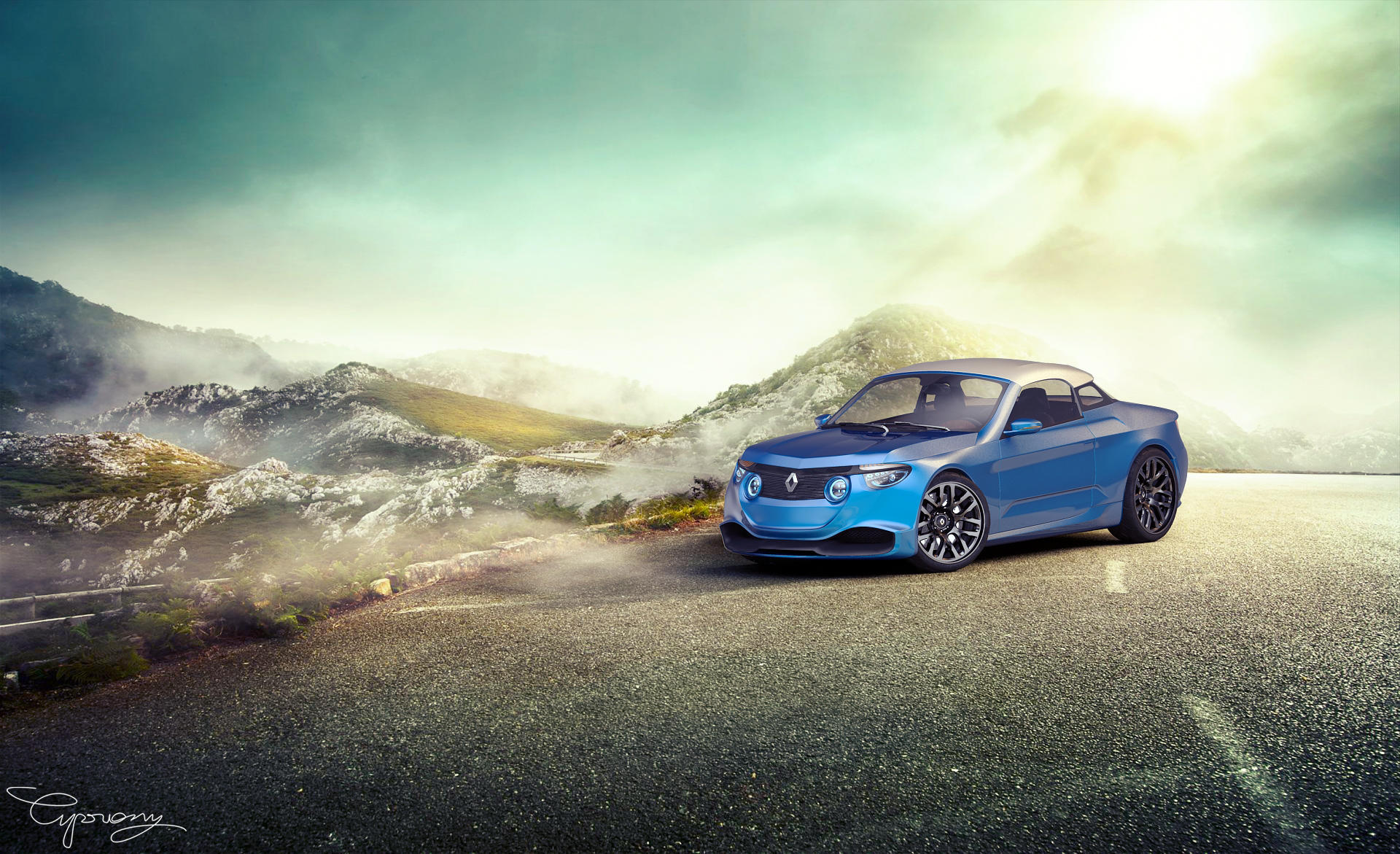 Renault 8 Gordini - concept V2 - 7 by cipriany