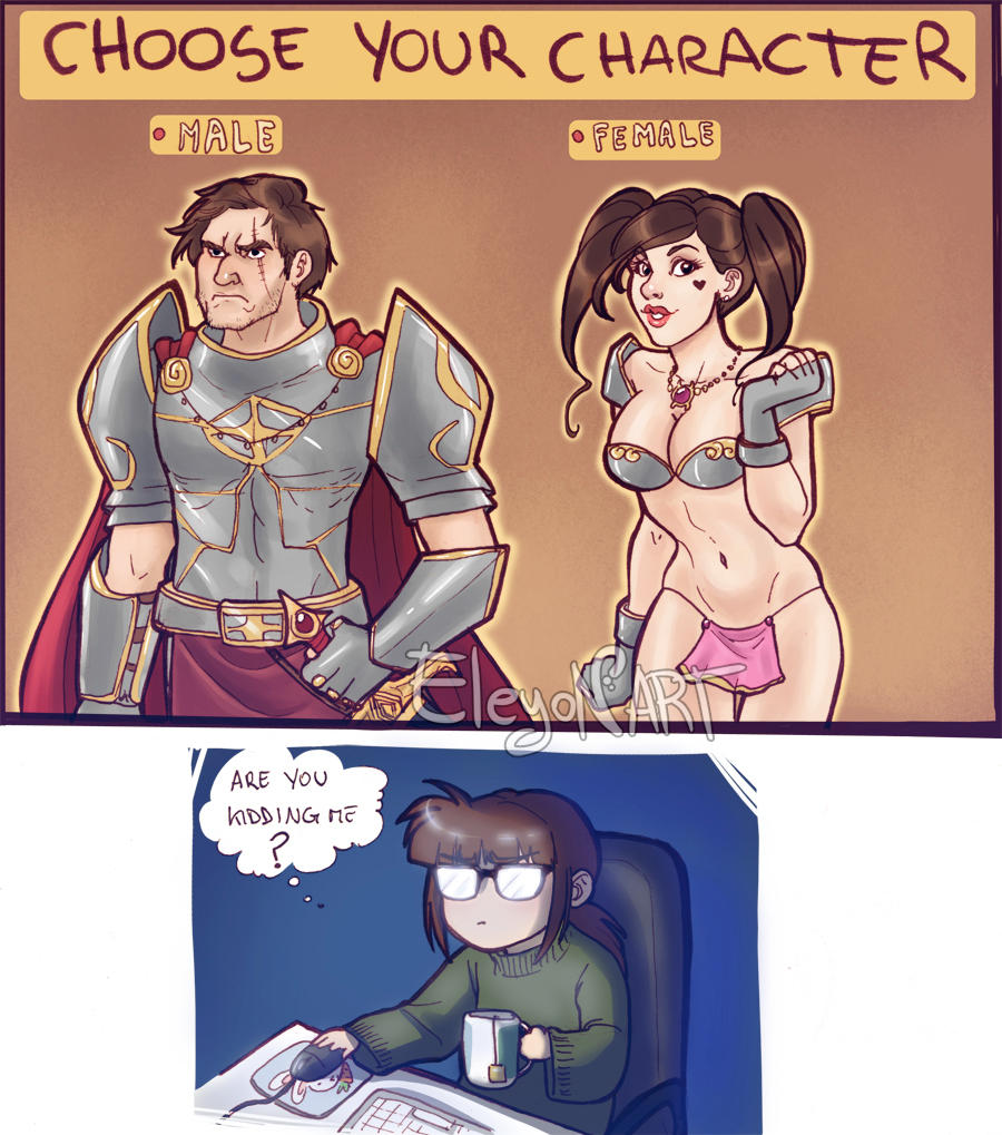 Girls and Videogames by IreneMartini