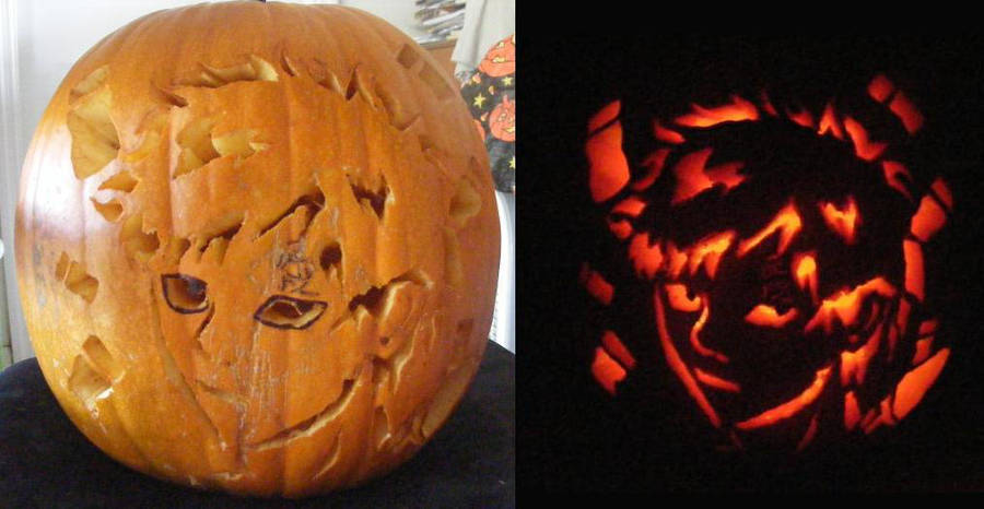 Gaara Pumpkin by AnimeDaydream