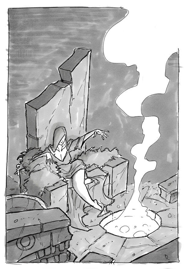 Inktober 2018 - Day 4 - Spell by jollyjack