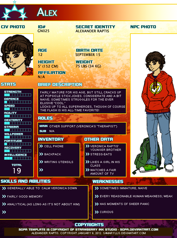 SGPA--Alex Profile by SAmaryllis