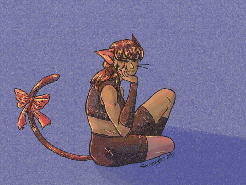 SGPA--Christmas Kitty by SAmaryllis