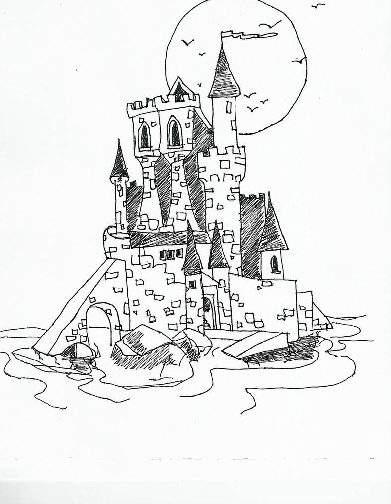 scary castle by LittleLady7 on DeviantArt