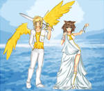 Second Entry-Gabriel and Ariel by Yas-mi-ne