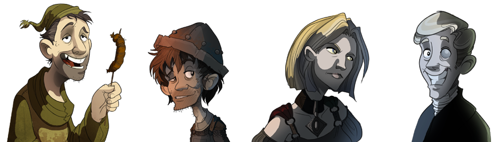 Random Discworld Characters by rhianimated