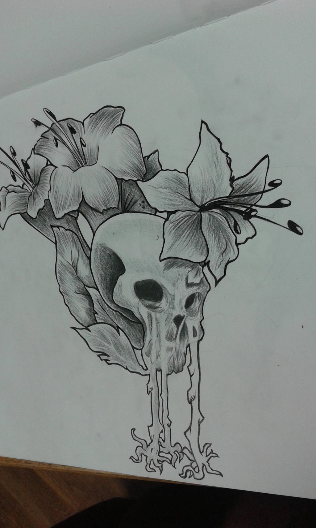 crying skull tattoo by inspiredartist69 on DeviantArt
