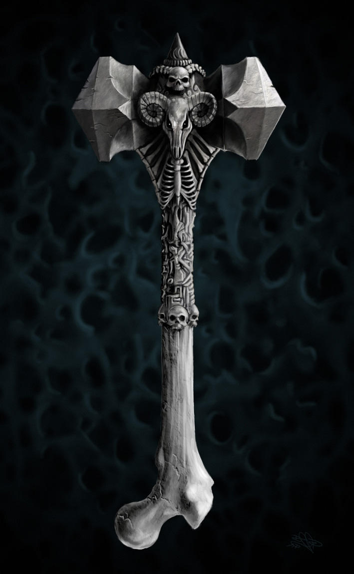 Necromantic Hammer by DreddaBrutallac