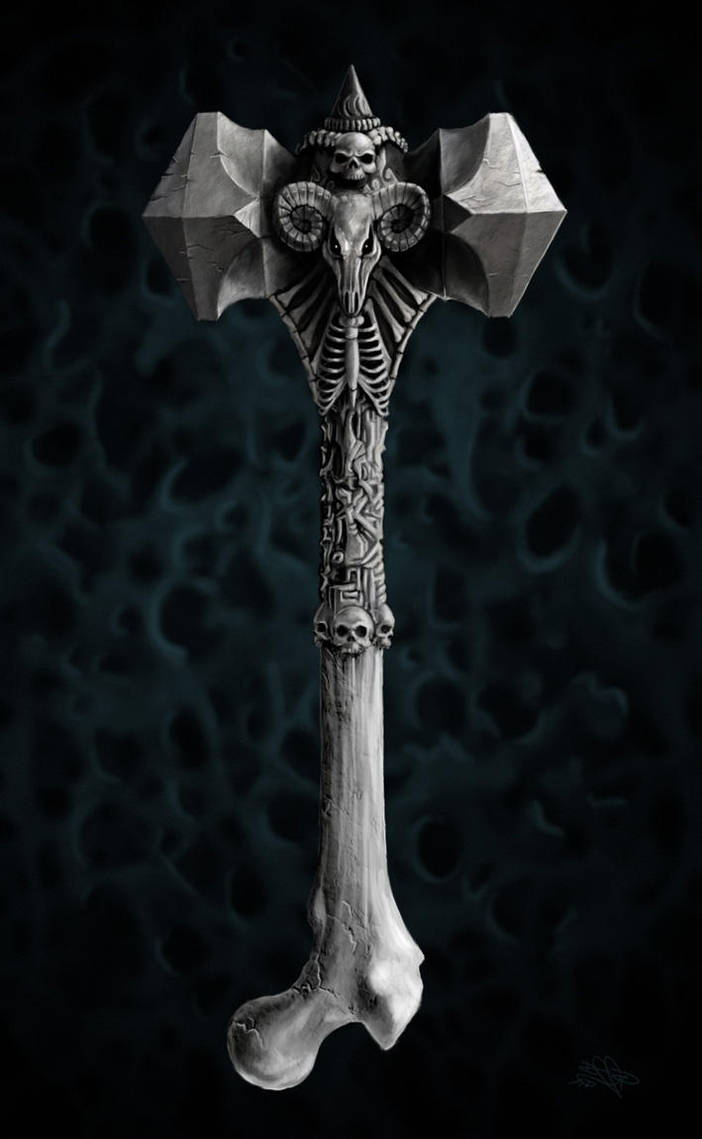 Necromantic Hammer by DreddaBrutallac