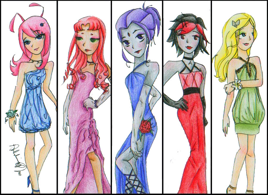 Teen Titans Prom- Good Girls by AnhPho