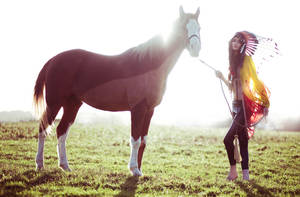 American Indian IV by larafairie