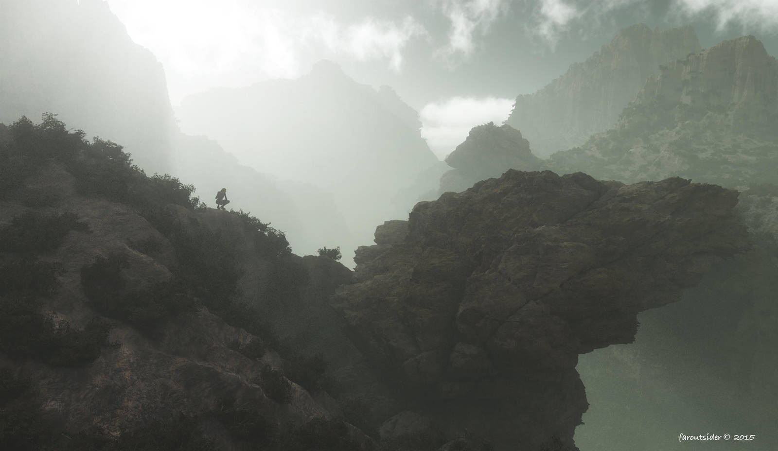 Bridge to the vast unknown by faroutsider