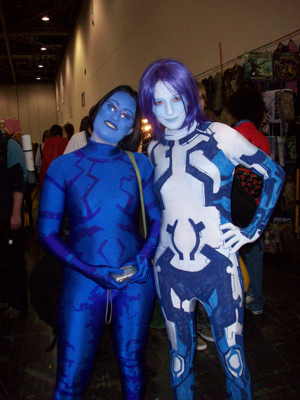 Two Cortanas by stacey-shikon-uk