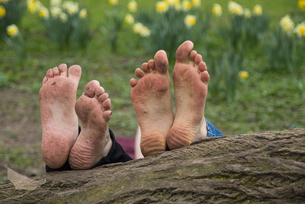 Four Dirty Feet By Footportrait On DeviantArt