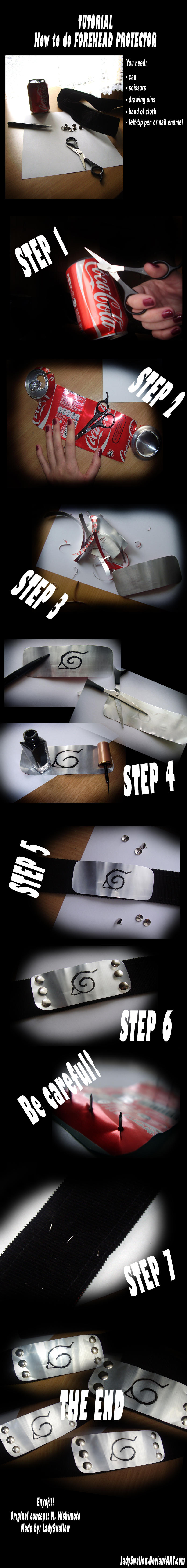 Tutorial: Forehead Protector by LadySwallow