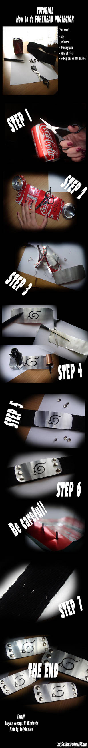 Tutorial: Forehead Protector by LadySwallow