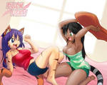Pillowfight by freelancemanga