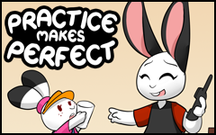 New comic! Practice makes Perfect by freelancemanga