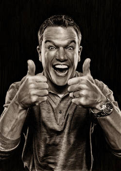 Matt Damon by AmBr0