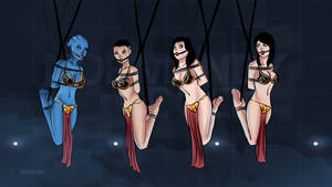 Mass Effect Girls Bondage I - Commission by VaultMan