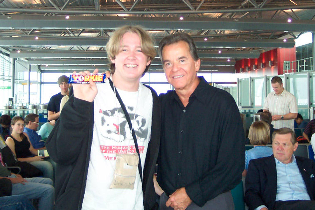 Me, Dick Clark, and a Yorkie by dahm