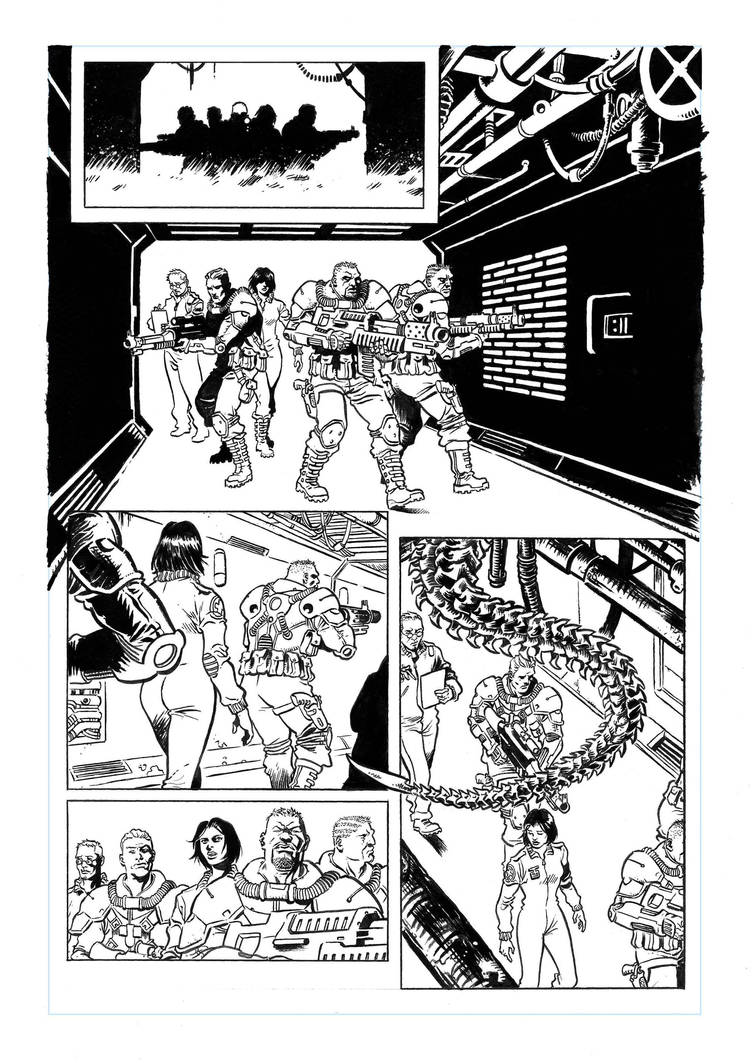 ALIEN SAMPLE PAGE 01 by DENSHO-OTAKU on DeviantArt